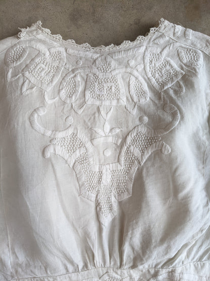 1900s-1910 White Linen Blouse