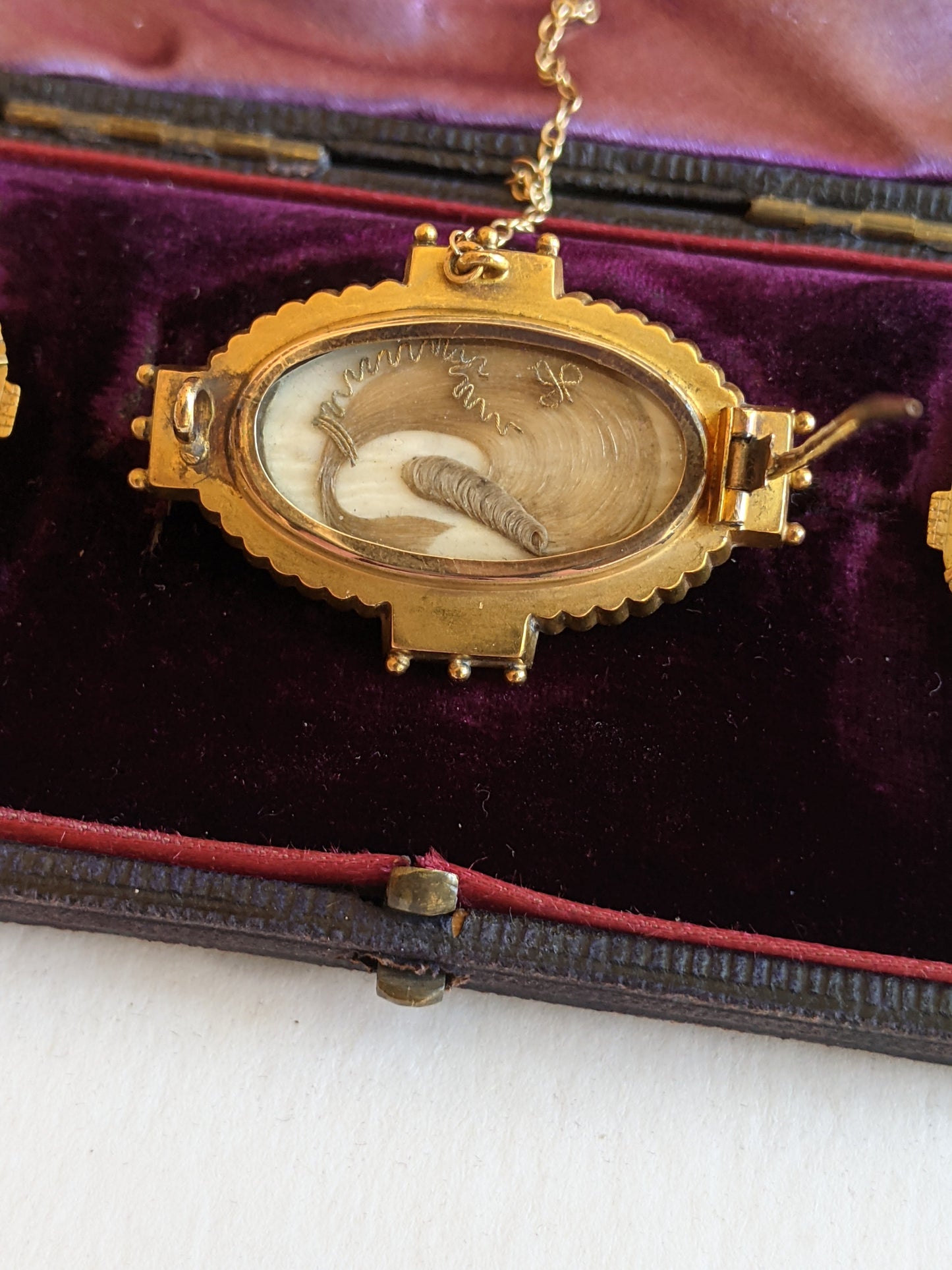 1870s-1880s 14k Gold Demi Parure