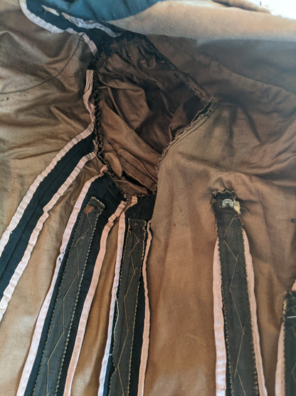 1890s Black Bodice + Skirt/Petticoat Ensemble