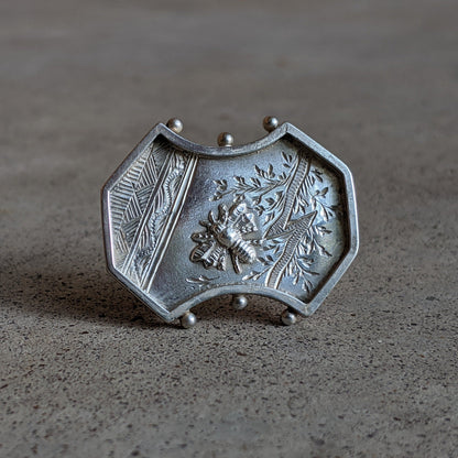 1880s Aesthetic Movement Bee Brooch