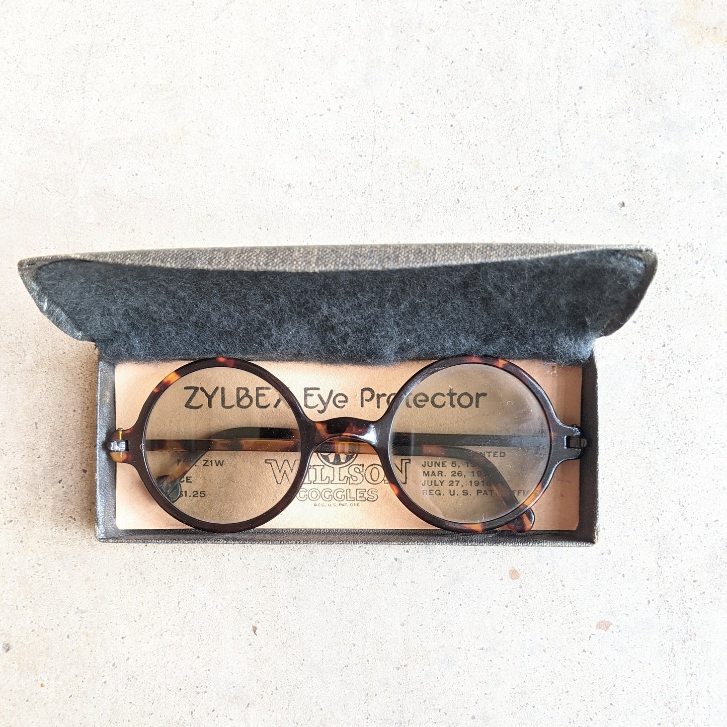1910s-1920s Willson "Eye Protector" Glasses
