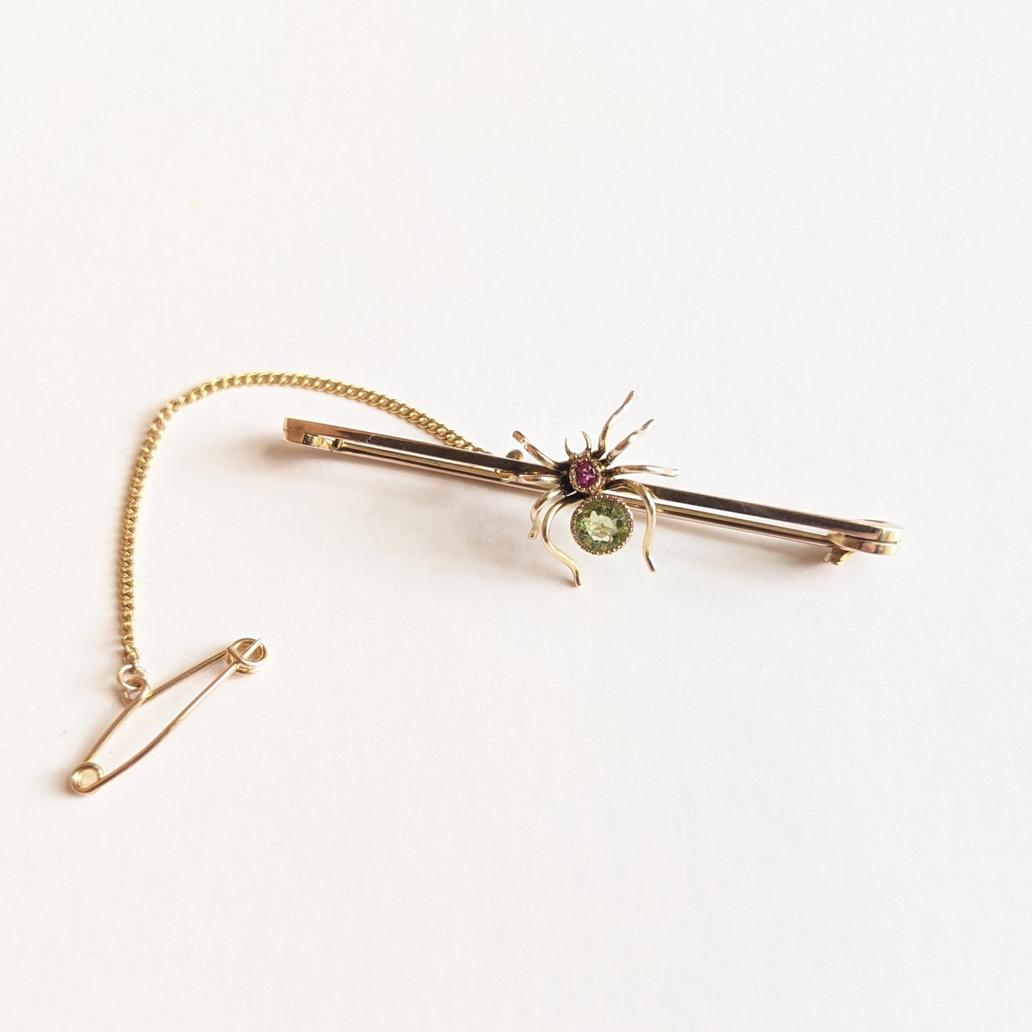1900s 9k Gold Spider Brooch