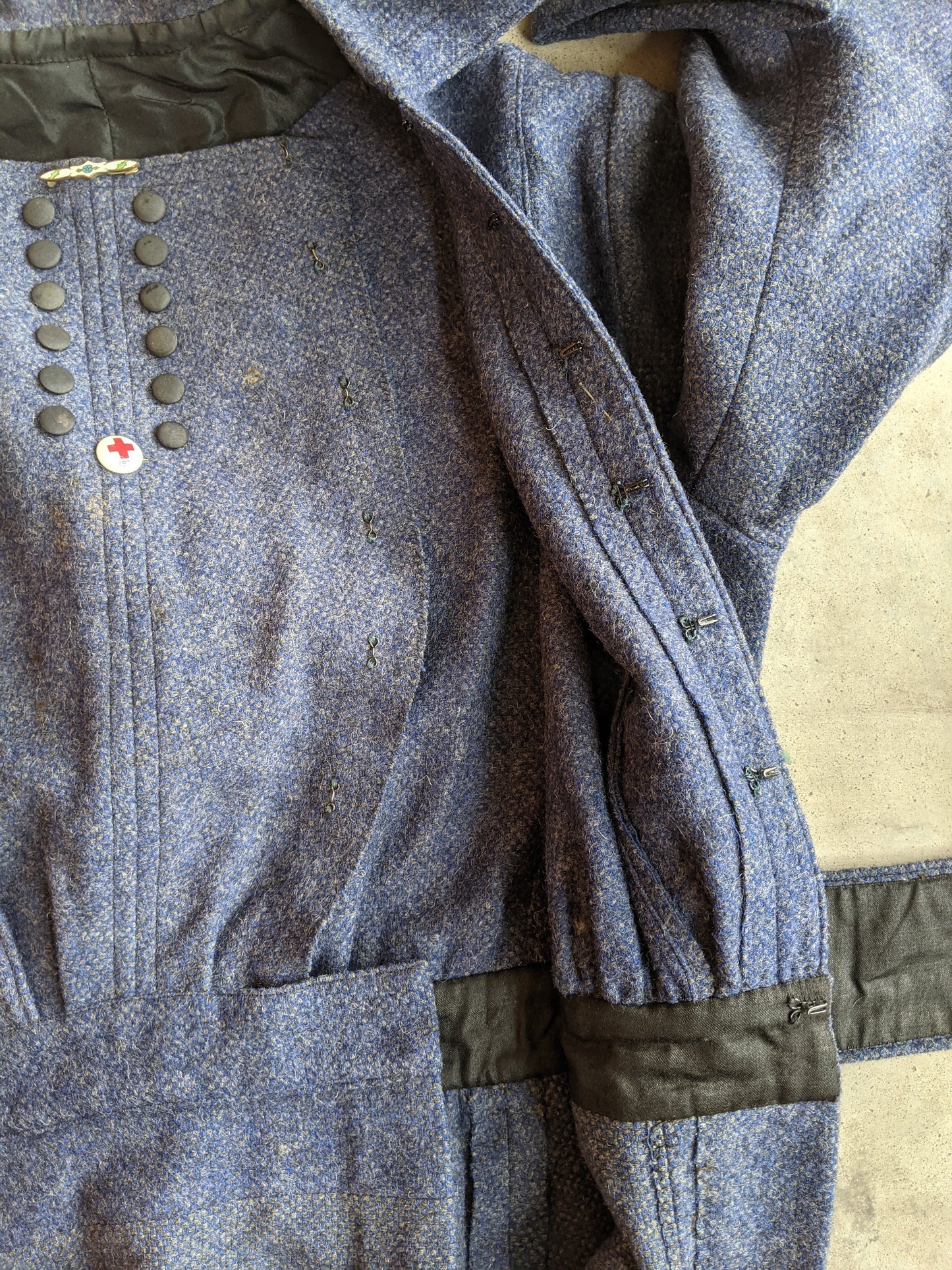 Late Teens-Early Twenties Wool Dress