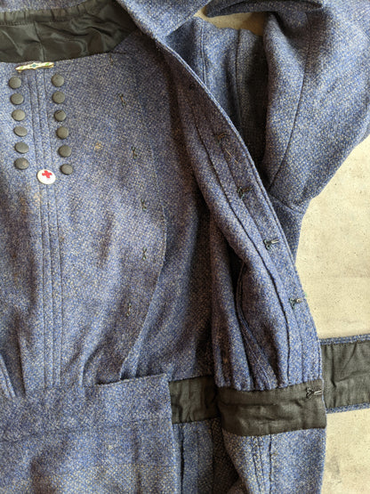 Late Teens-Early Twenties Wool Dress