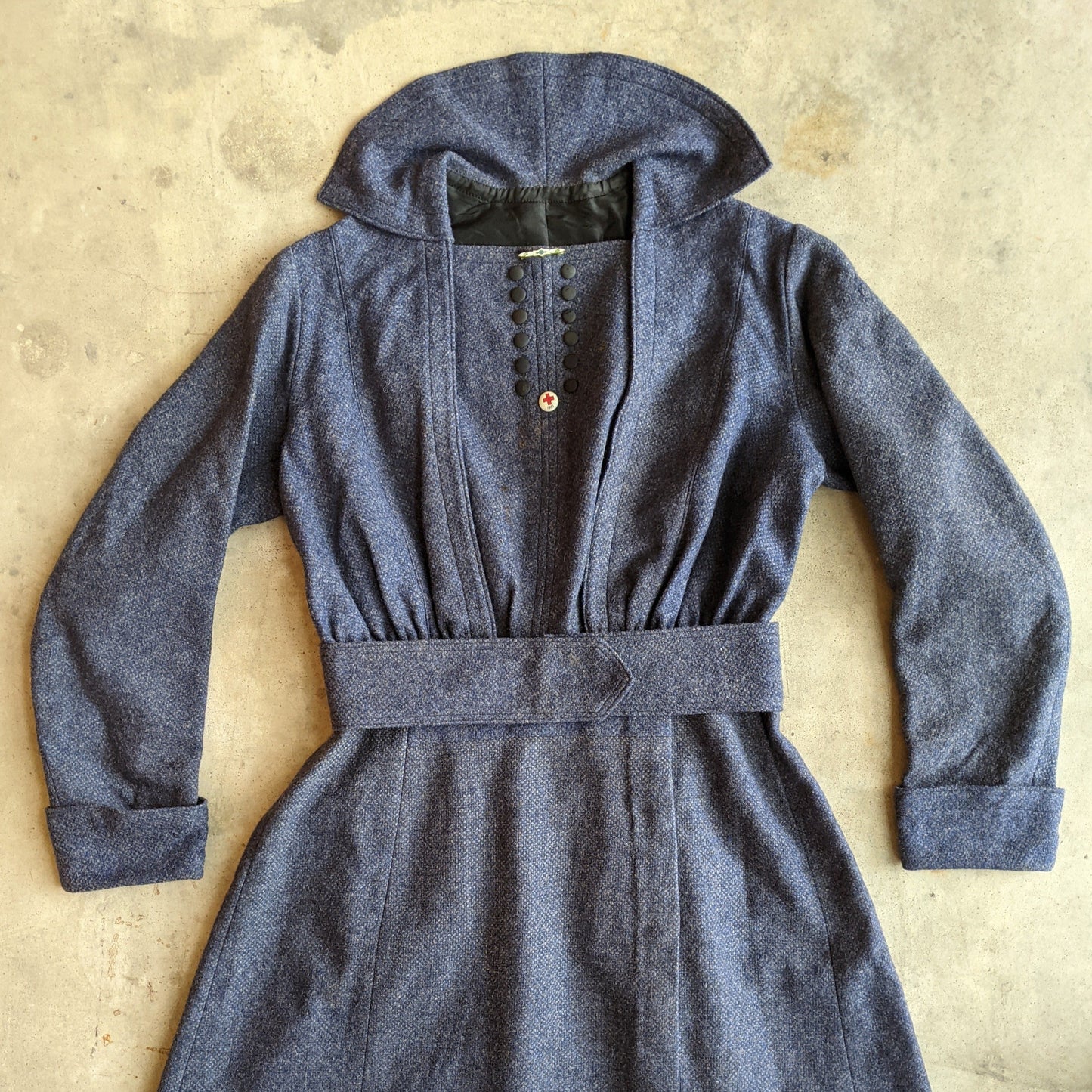 Late Teens-Early Twenties Wool Dress