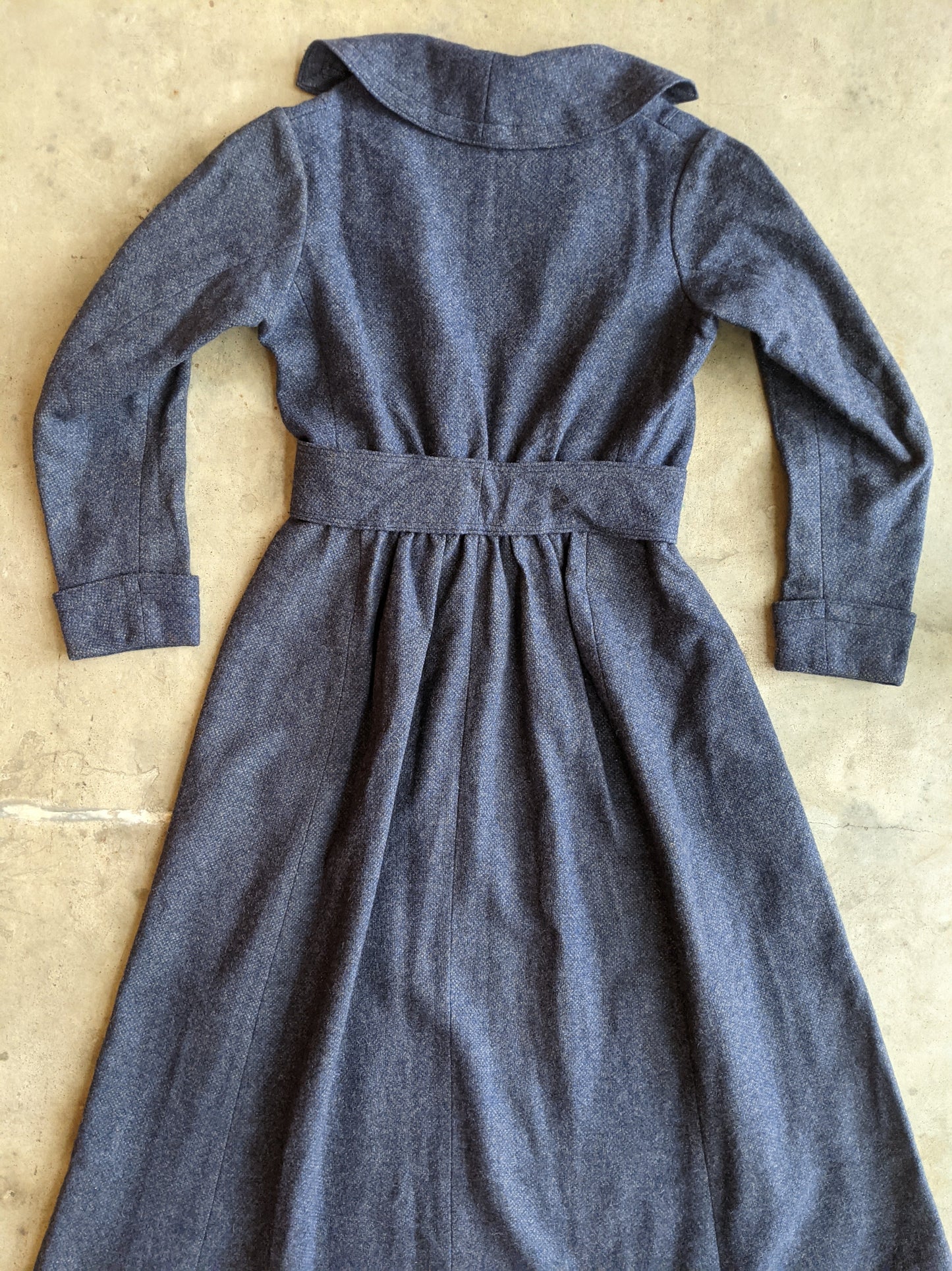 Late Teens-Early Twenties Wool Dress