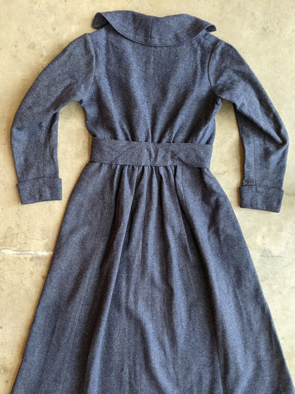 Late Teens-Early Twenties Wool Dress