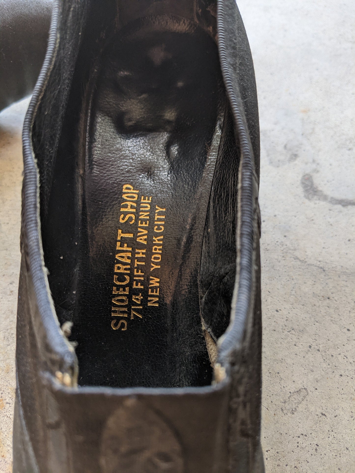 1920s Black Silk Slip On Heels