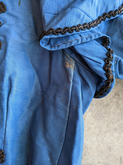 1880s Blue Wrapper Dress | Study or Display