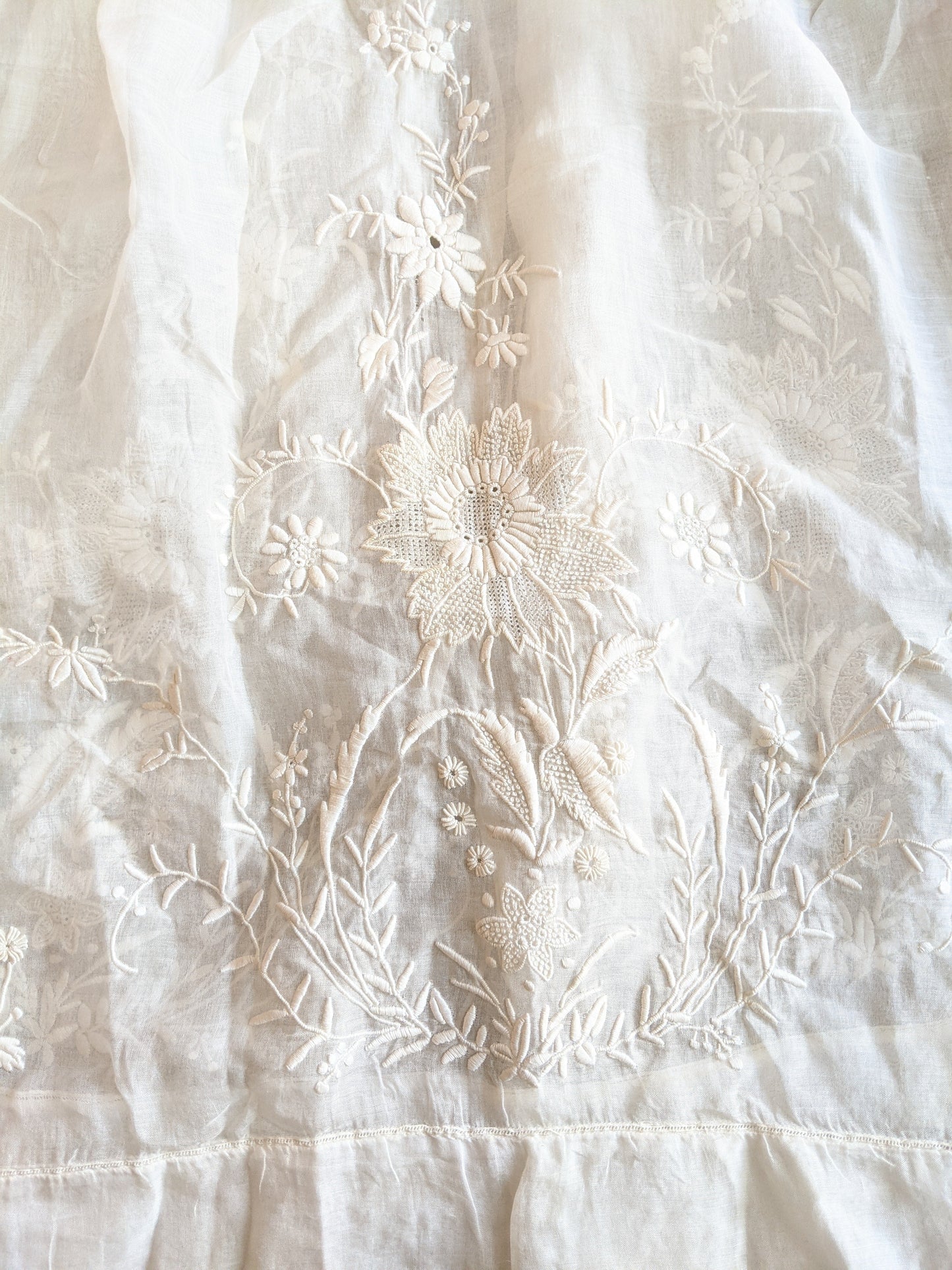 1910s Embroidered Lawn Dress