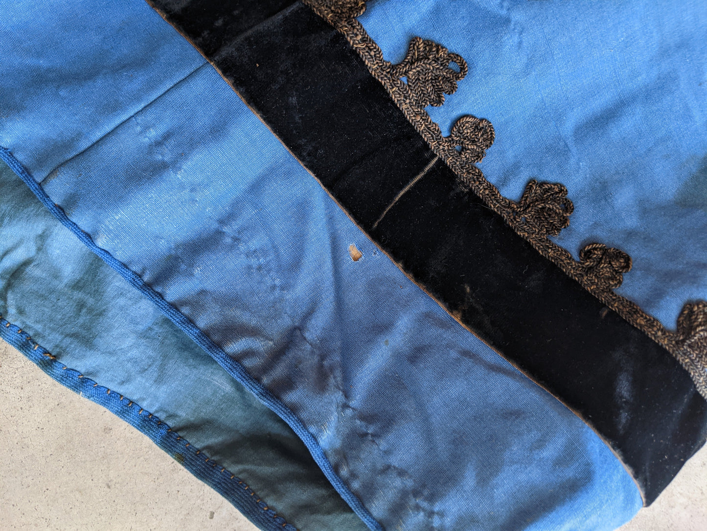 1880s Blue Wrapper Dress | Study or Display