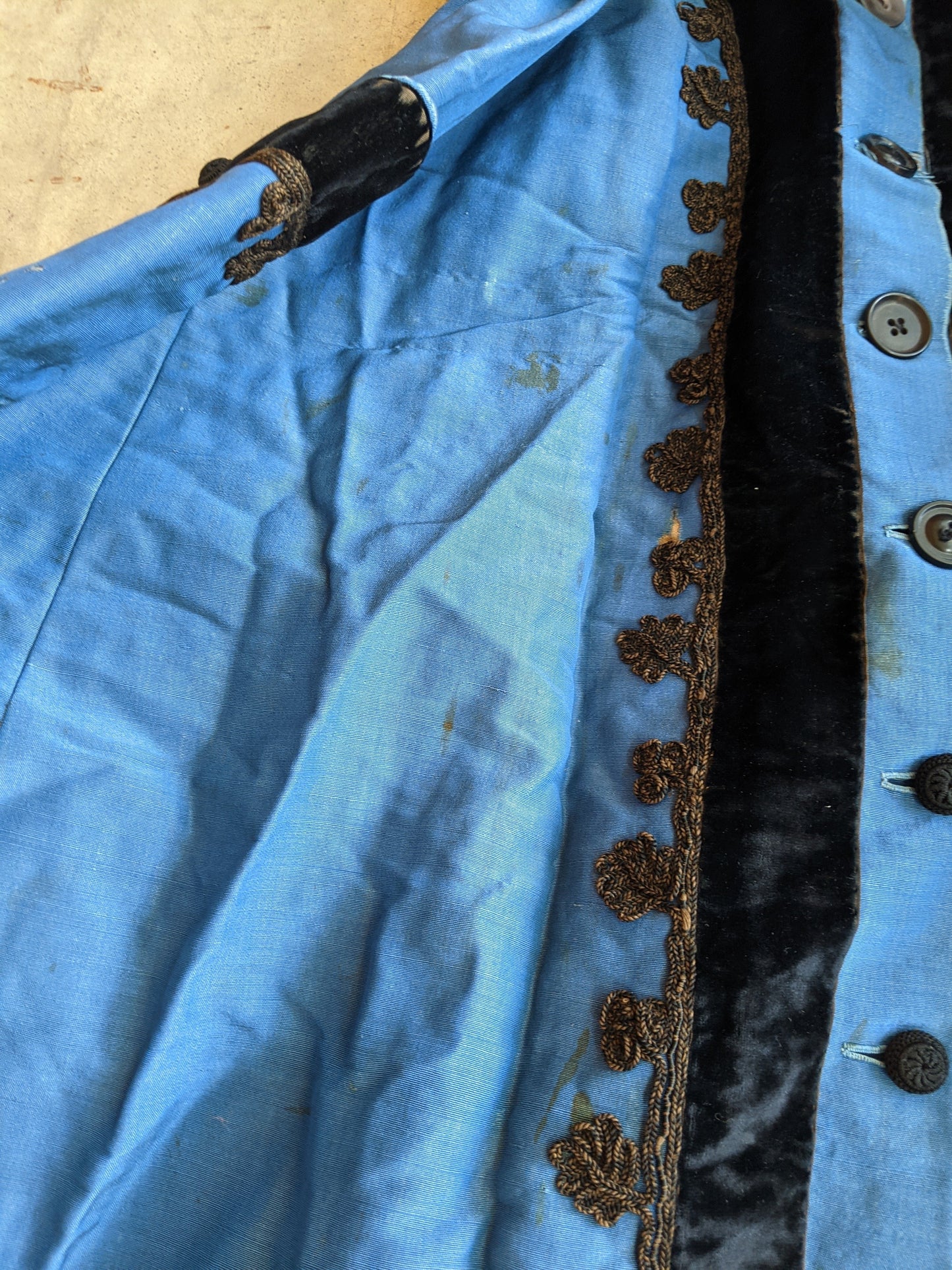 1880s Blue Wrapper Dress | Study or Display