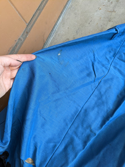 1880s Blue Wrapper Dress | Study or Display