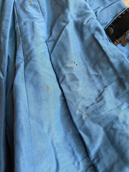 1880s Blue Wrapper Dress | Study or Display