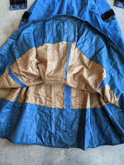 1880s Blue Wrapper Dress | Study or Display
