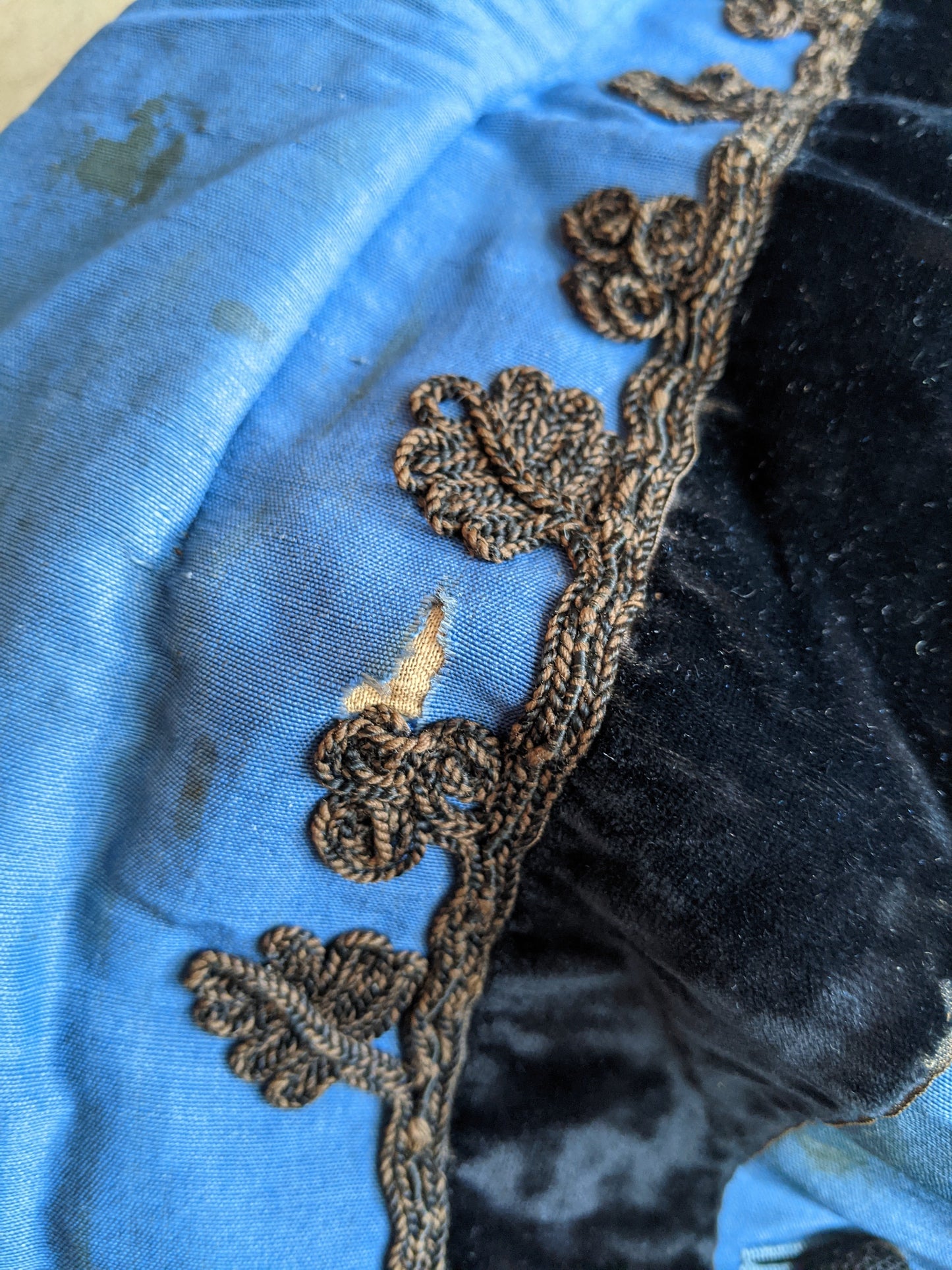 1880s Blue Wrapper Dress | Study or Display
