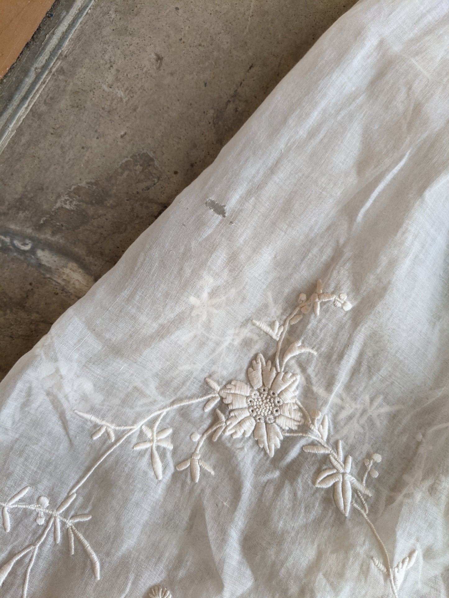 1910s Embroidered Lawn Dress