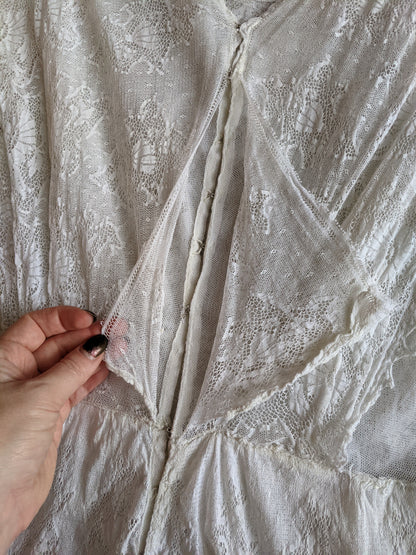 1910s Lace Dress