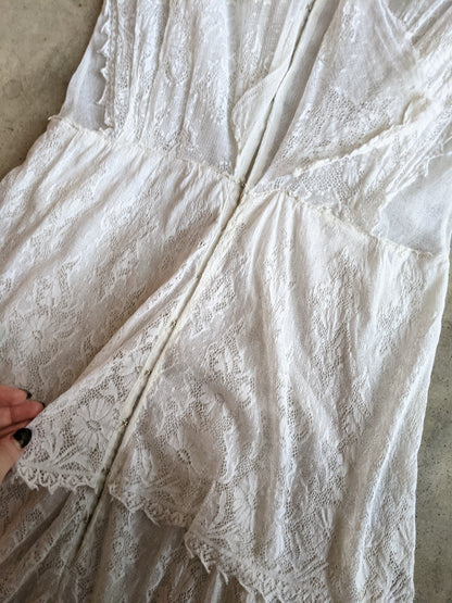 1910s Lace Dress
