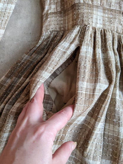 Antique Cotton Prairie Dress