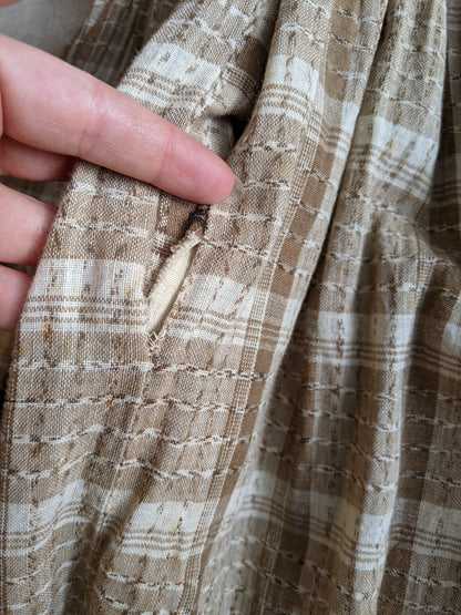 Antique Cotton Prairie Dress