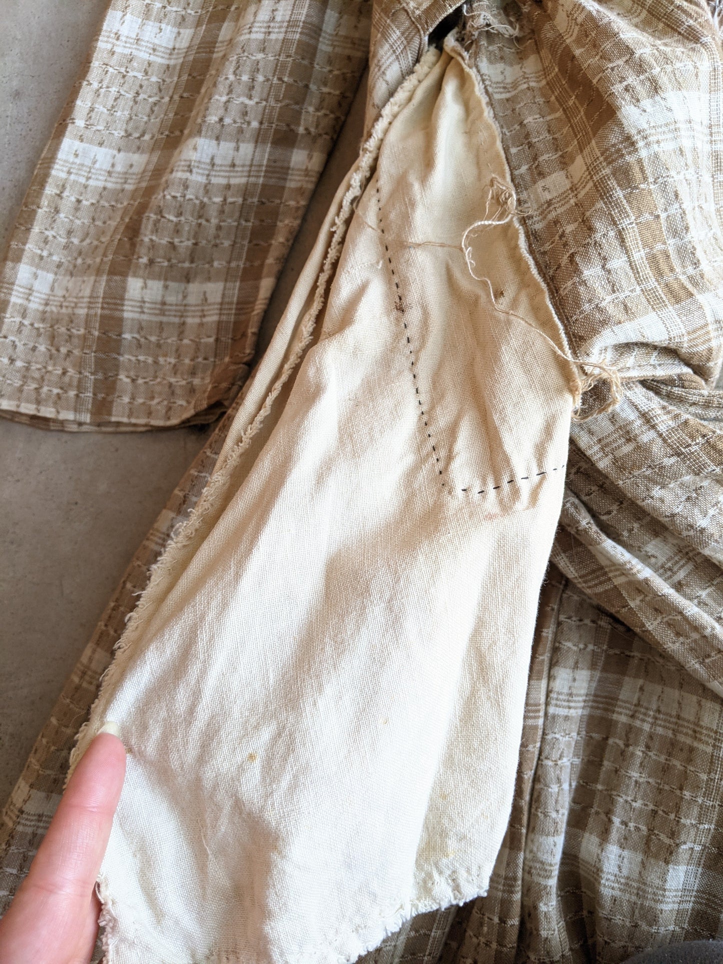 Antique Cotton Prairie Dress