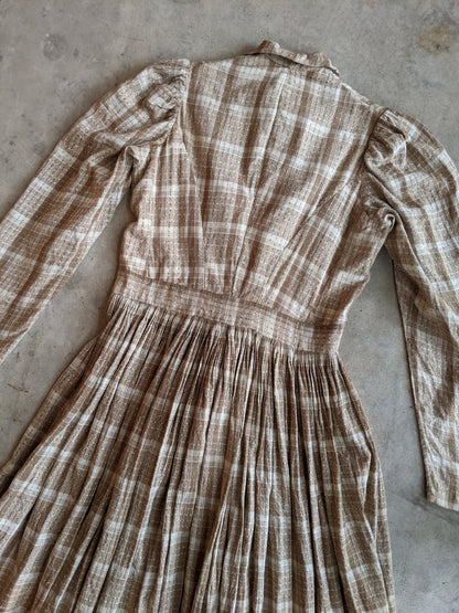 Antique Cotton Prairie Dress