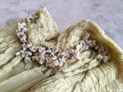 1910s-1920s Chartreuse Chiffon Cape | Study + Display