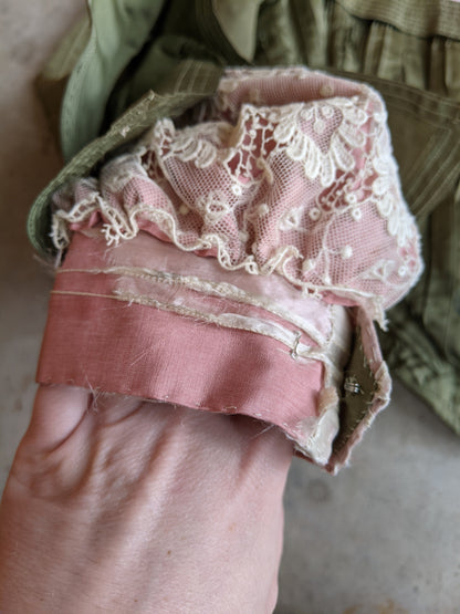 1900s Green + Pink Bodice | Study + Display