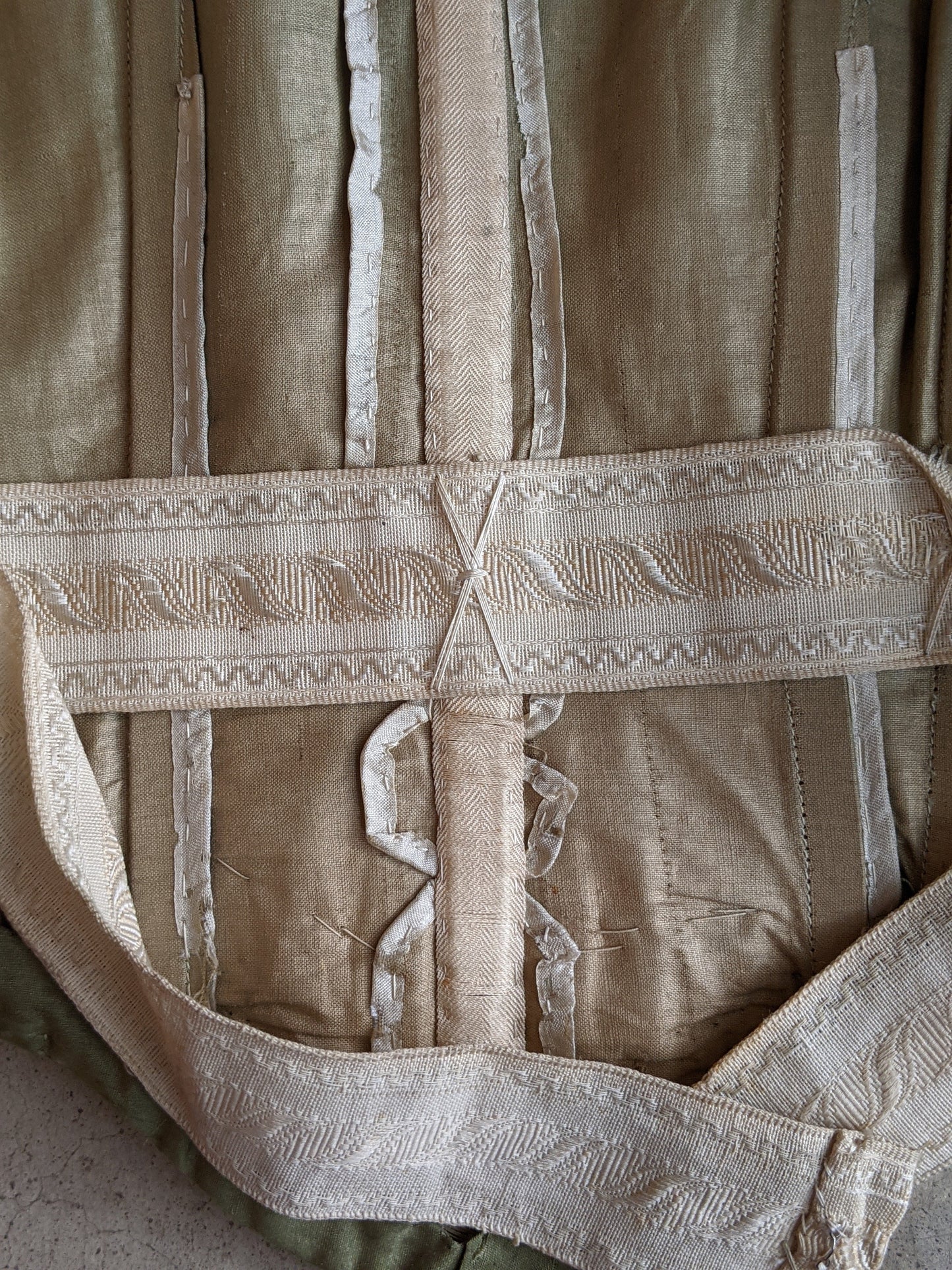 1900s Green + Pink Bodice | Study + Display