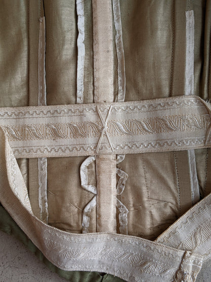 1900s Green + Pink Bodice | Study + Display
