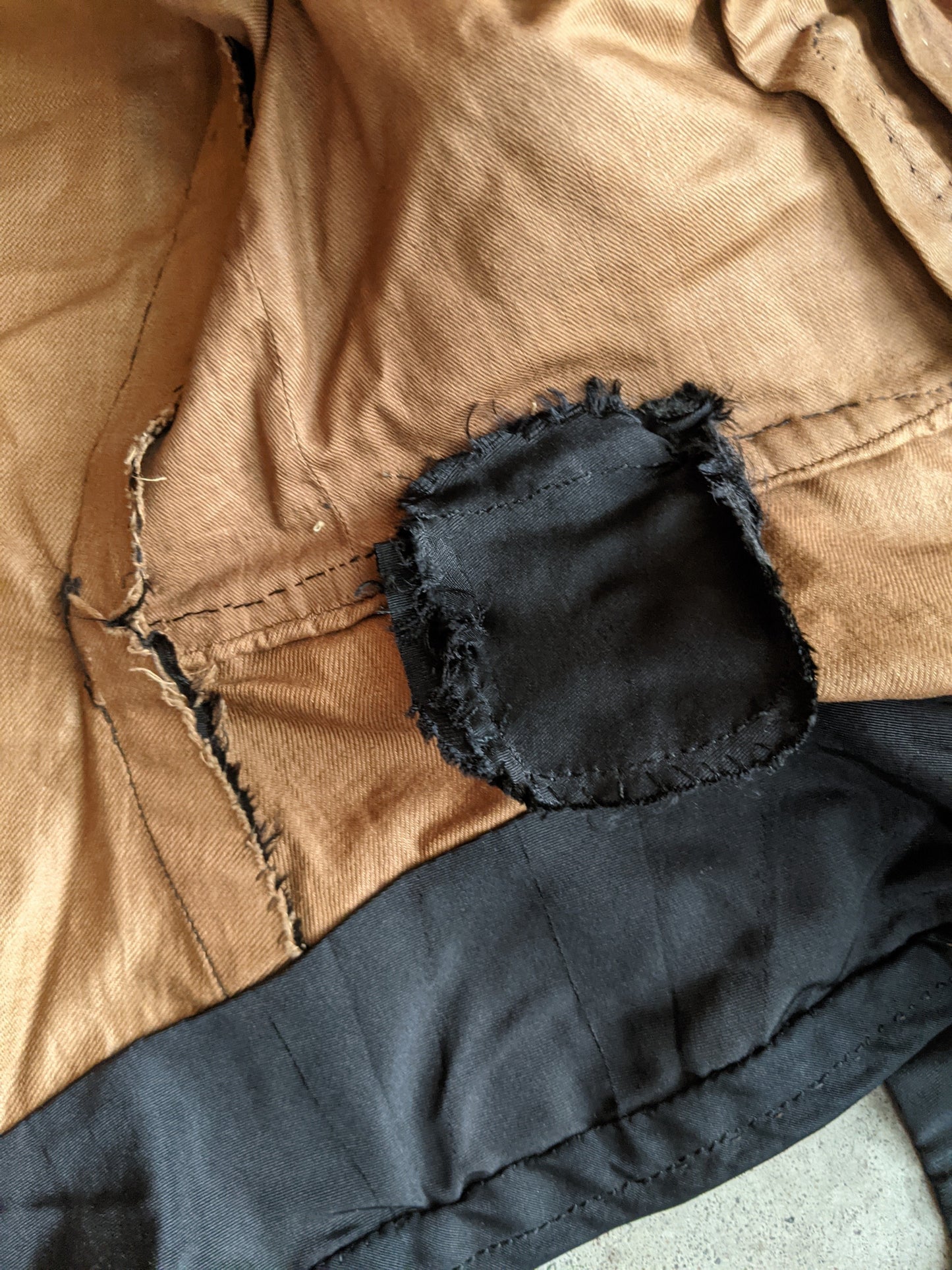 1870s Bombazine Bodice