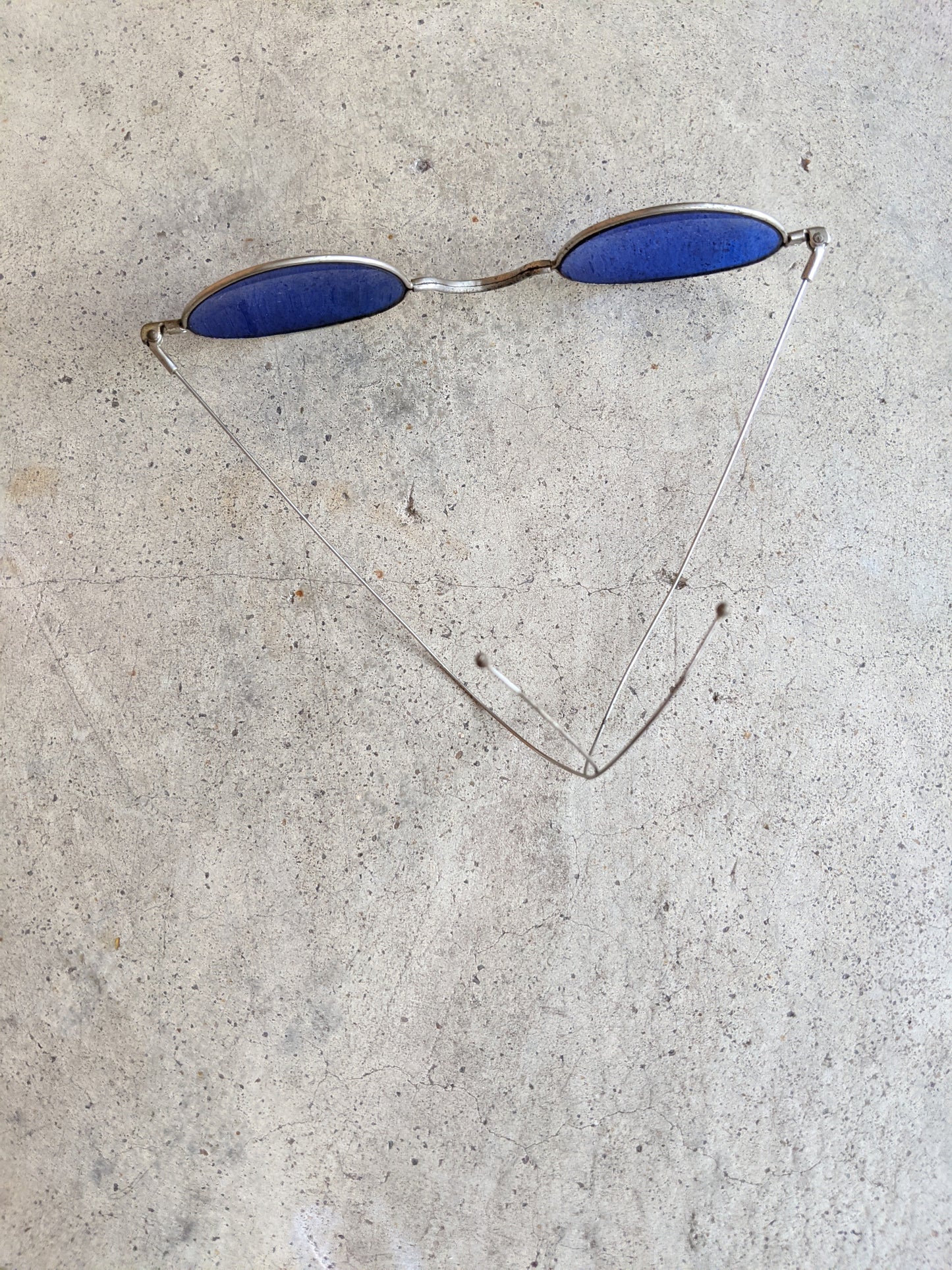 Cobalt Blue 1890s-1900s Tinted Glasses