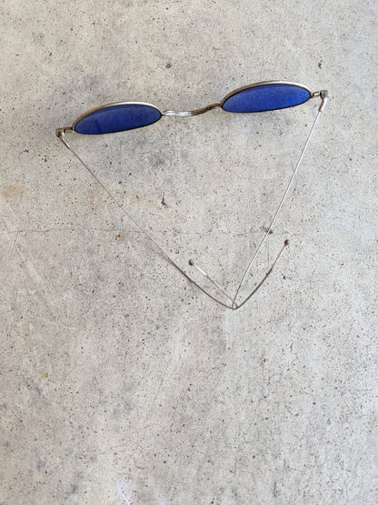Cobalt Blue 1890s-1900s Tinted Glasses