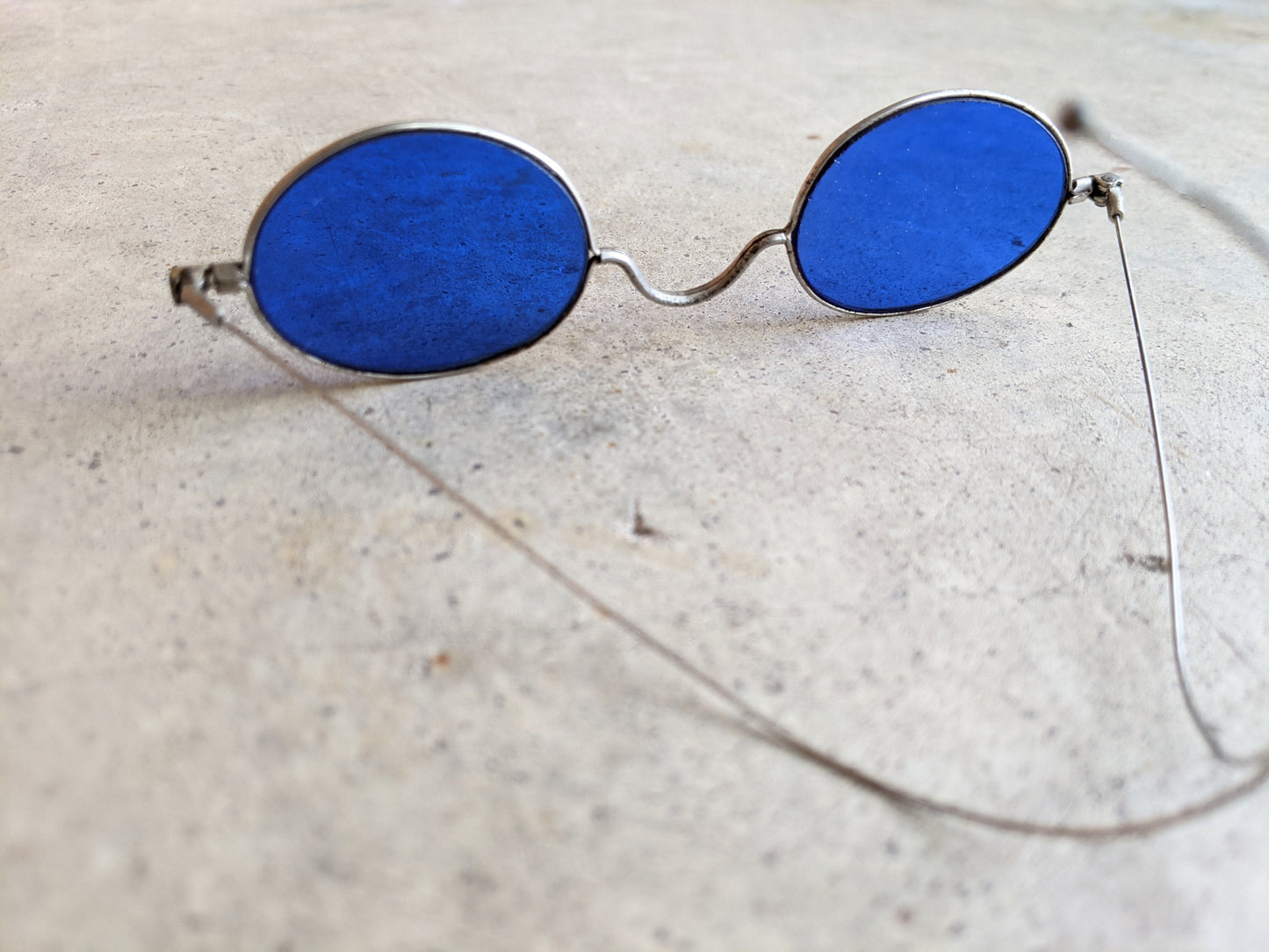 Cobalt Blue 1890s-1900s Tinted Glasses