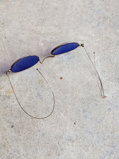 Cobalt Blue 1890s-1900s Tinted Glasses #2