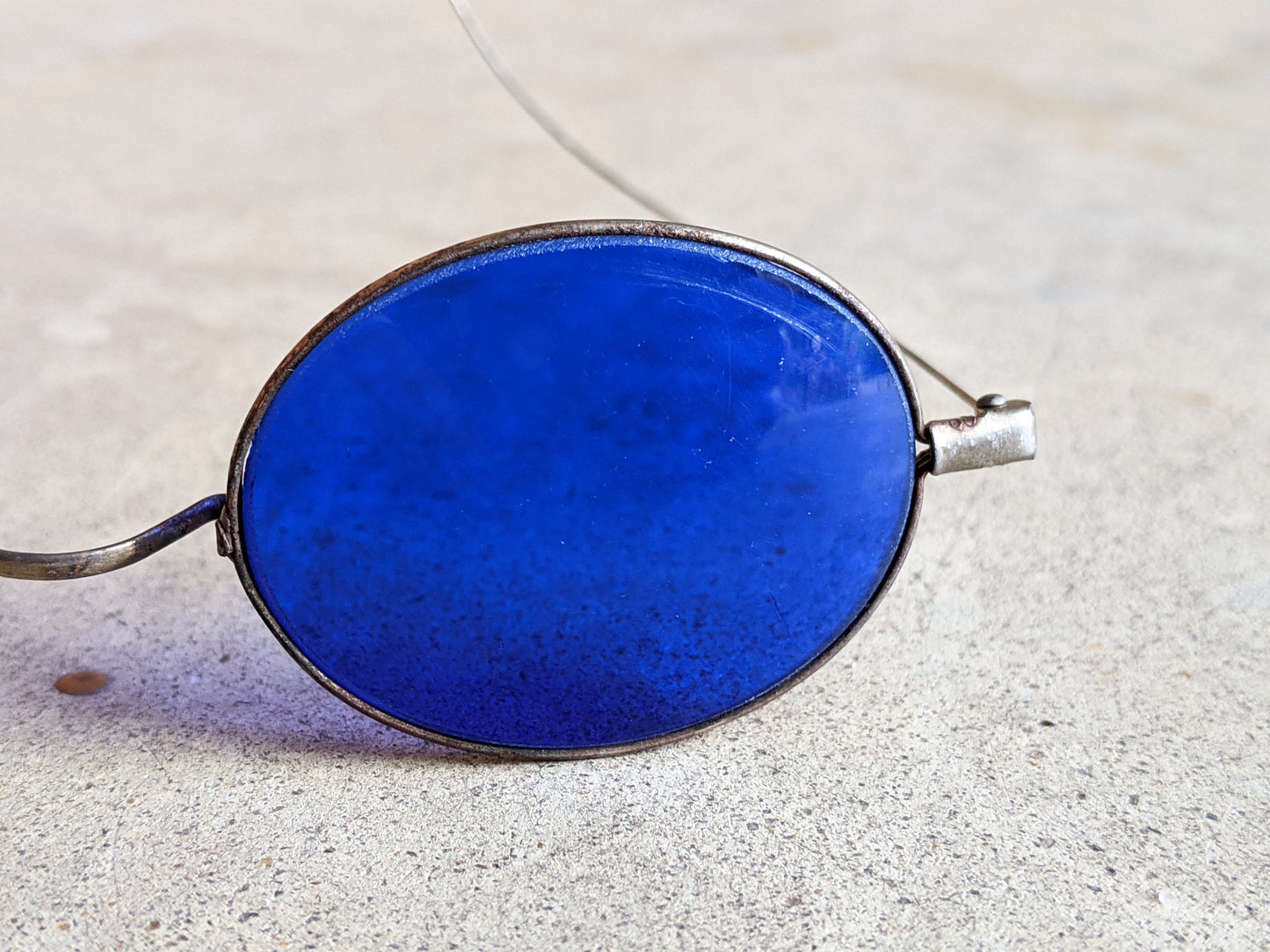 Cobalt Blue 1890s-1900s Tinted Glasses #2
