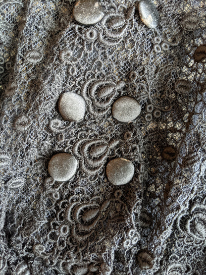 1910s Black Lace Blouse