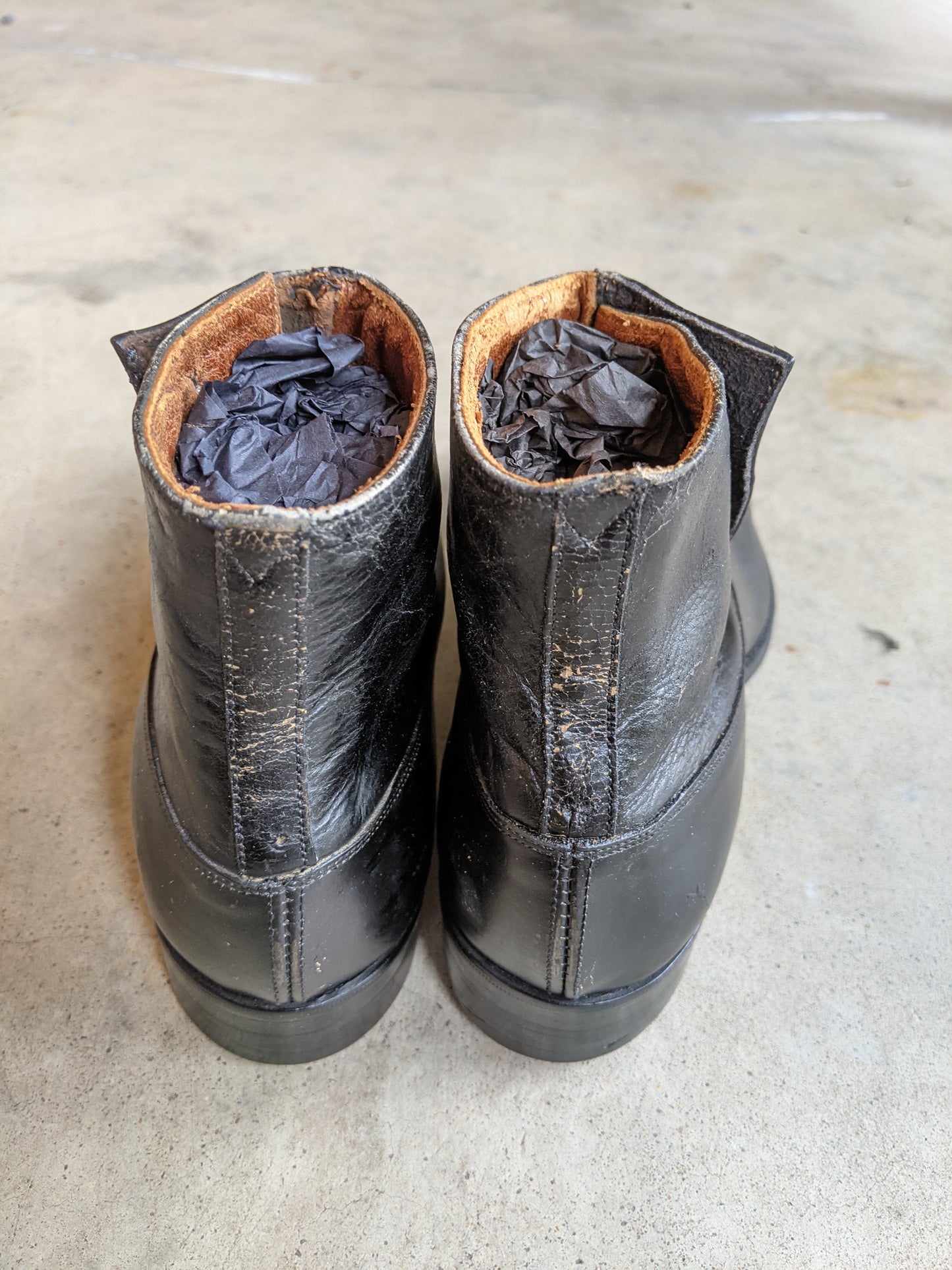 1910s Black Side Button Boots | Approx Sz 5
