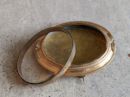 Mid-19th Century Empty Hair Brooch/Pendant