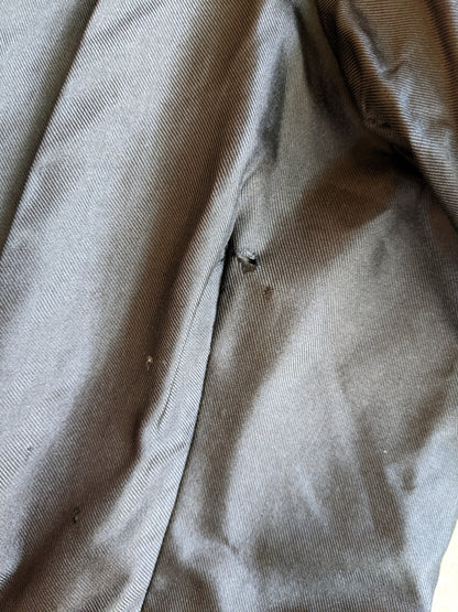1890s Black Silk Bodice