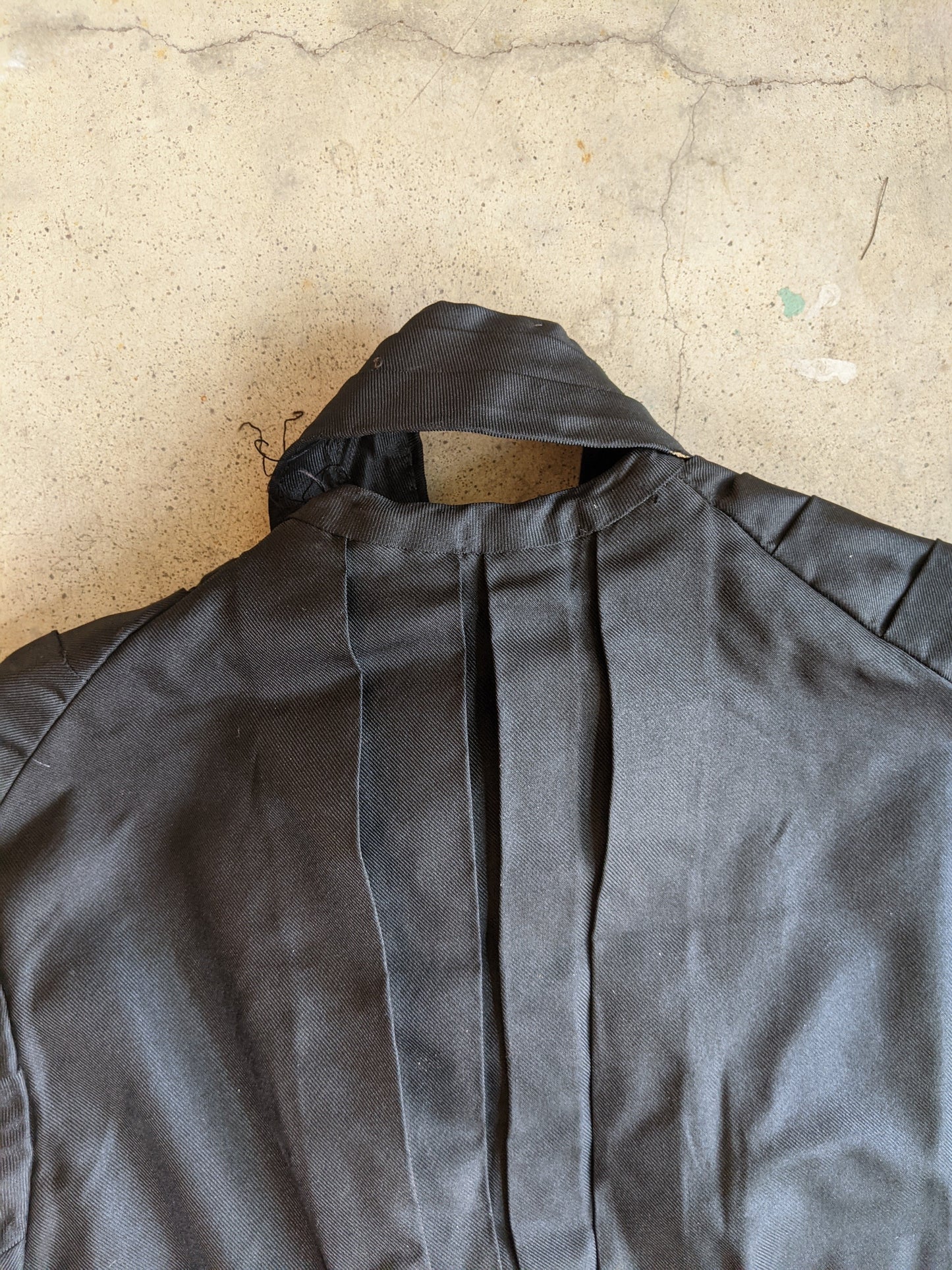 1890s Black Silk Bodice