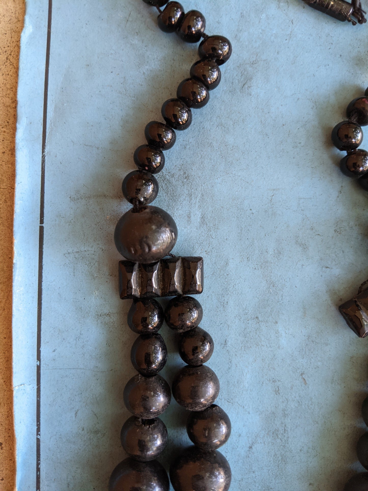 19th C. Faux Jet Necklace | Deadstock