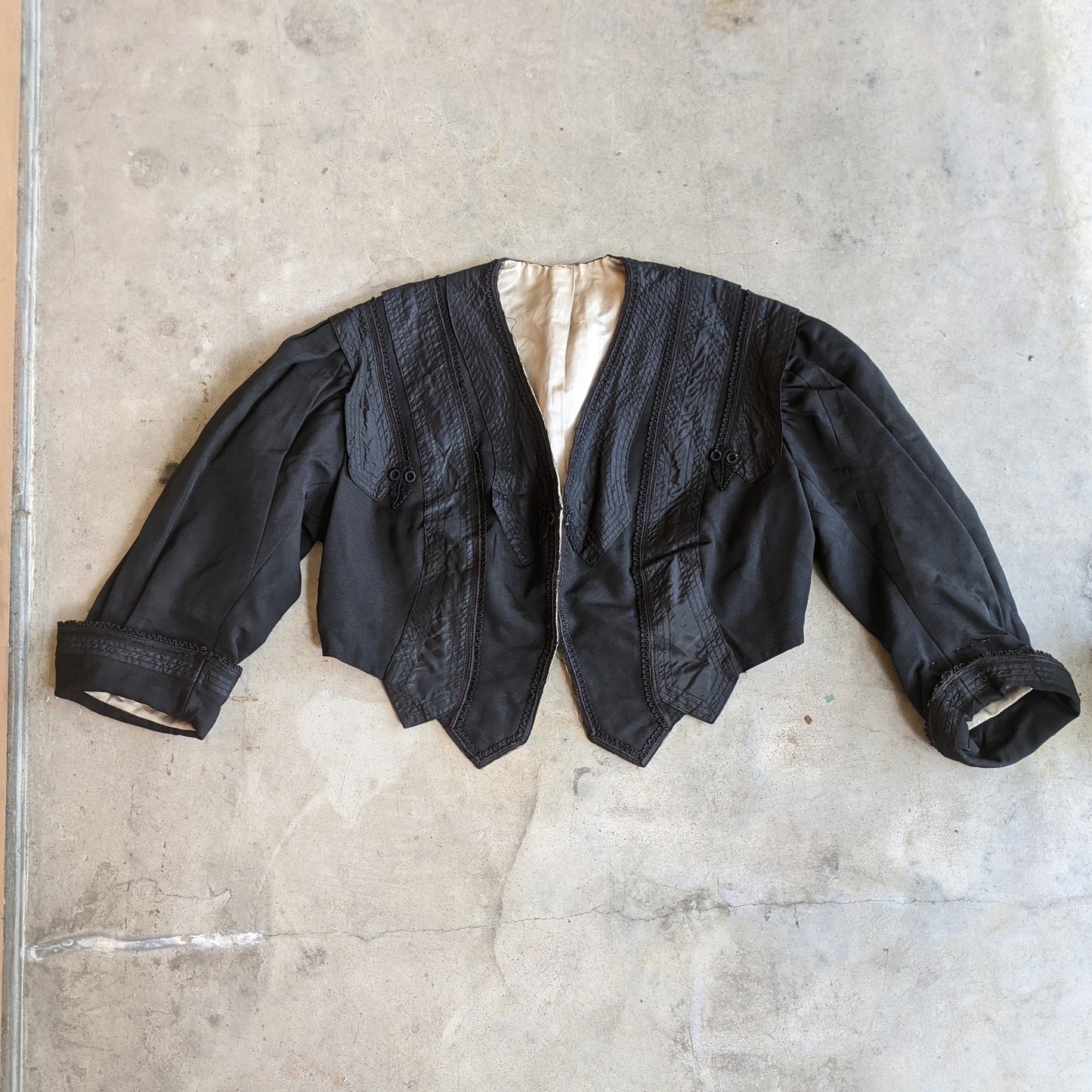 1900s Silk Eton Jacket | Study or Repair