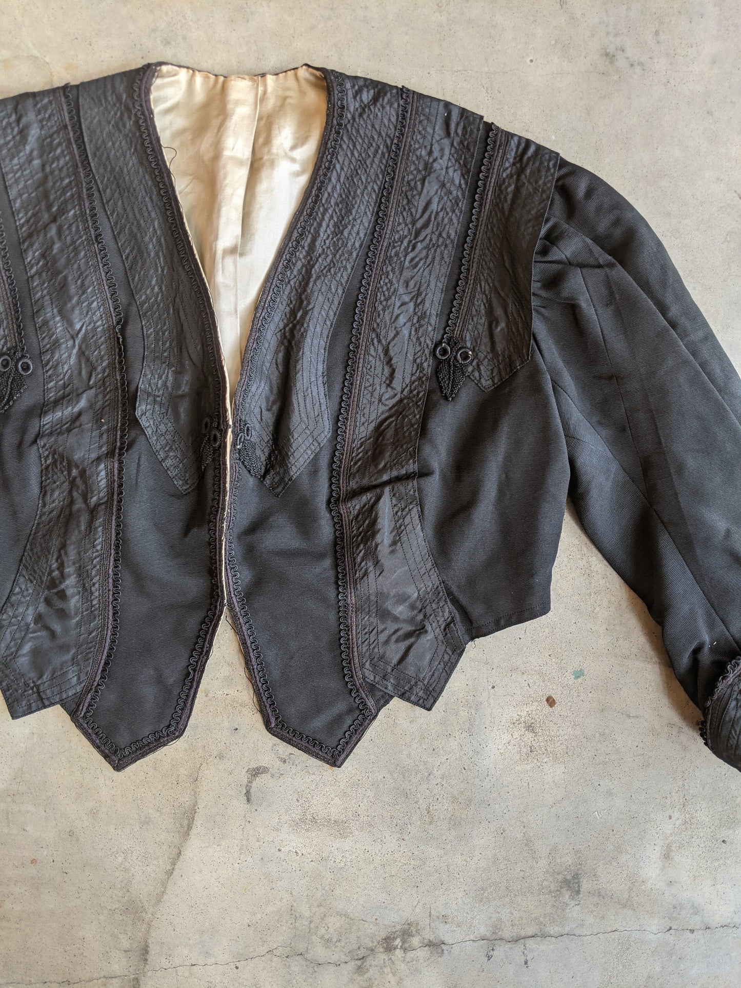 1900s Silk Eton Jacket | Study or Repair