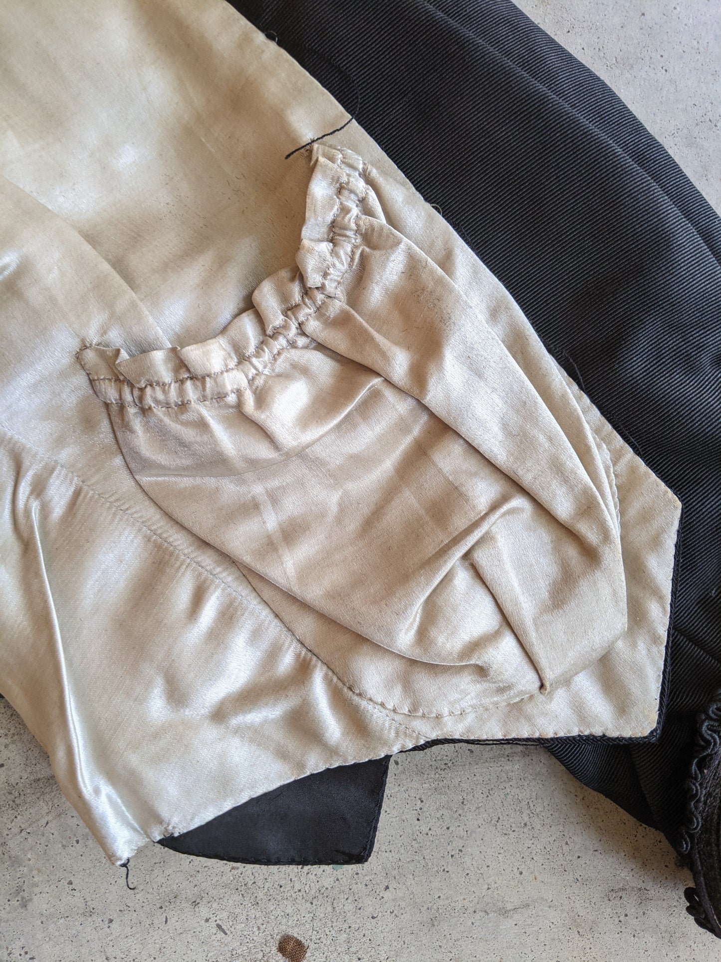 1900s Silk Eton Jacket | Study or Repair