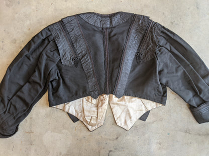1900s Silk Eton Jacket | Study or Repair