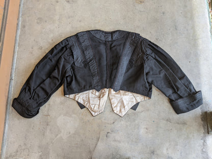1900s Silk Eton Jacket | Study or Repair
