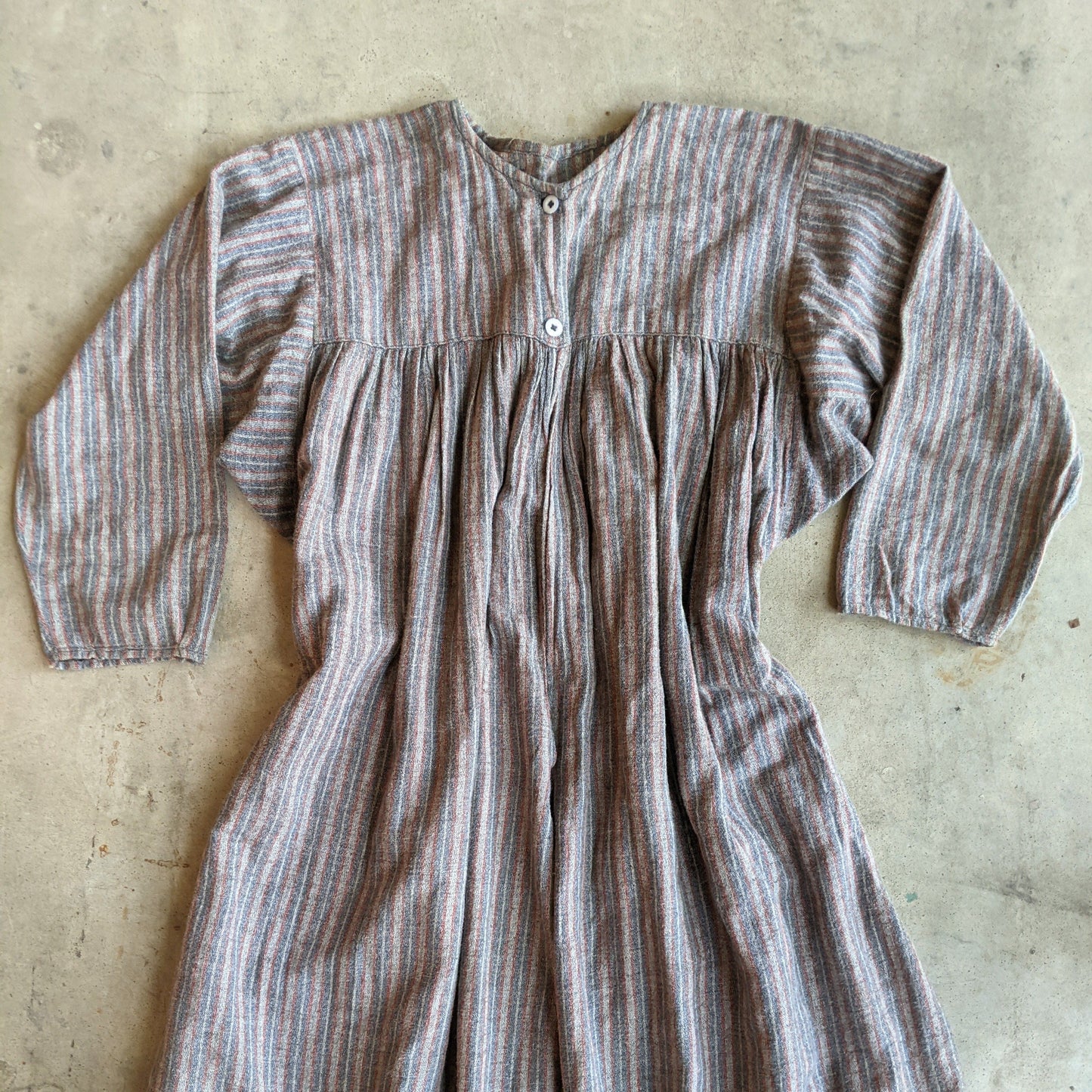 1910s-1920s Flannel Nightgown