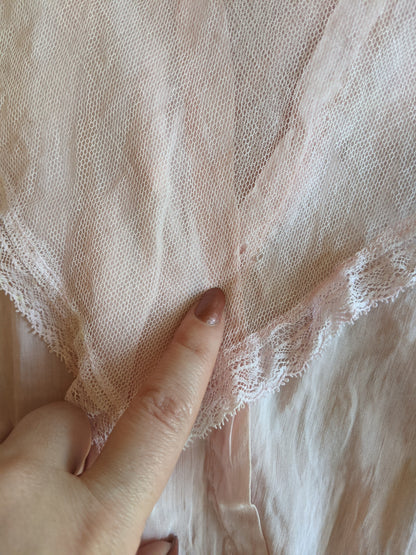 1910s Pink Cotton Dress